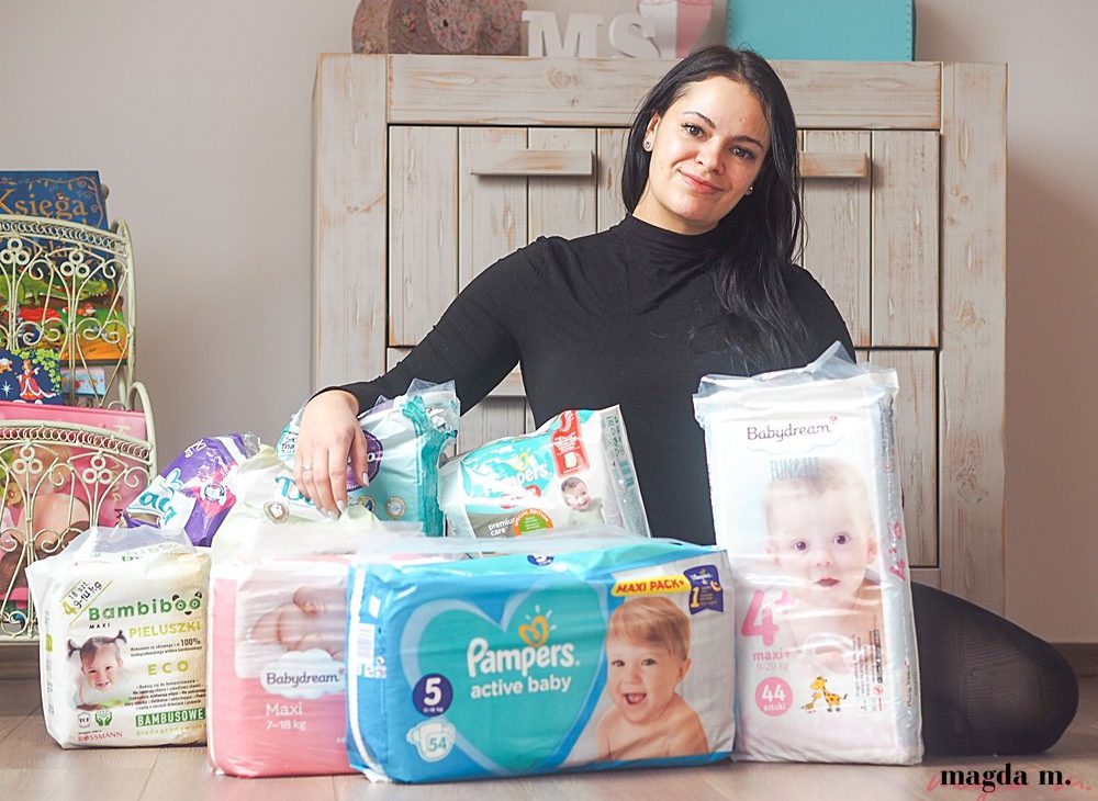 pampers baby active ze wskaźnikiem wilgoci