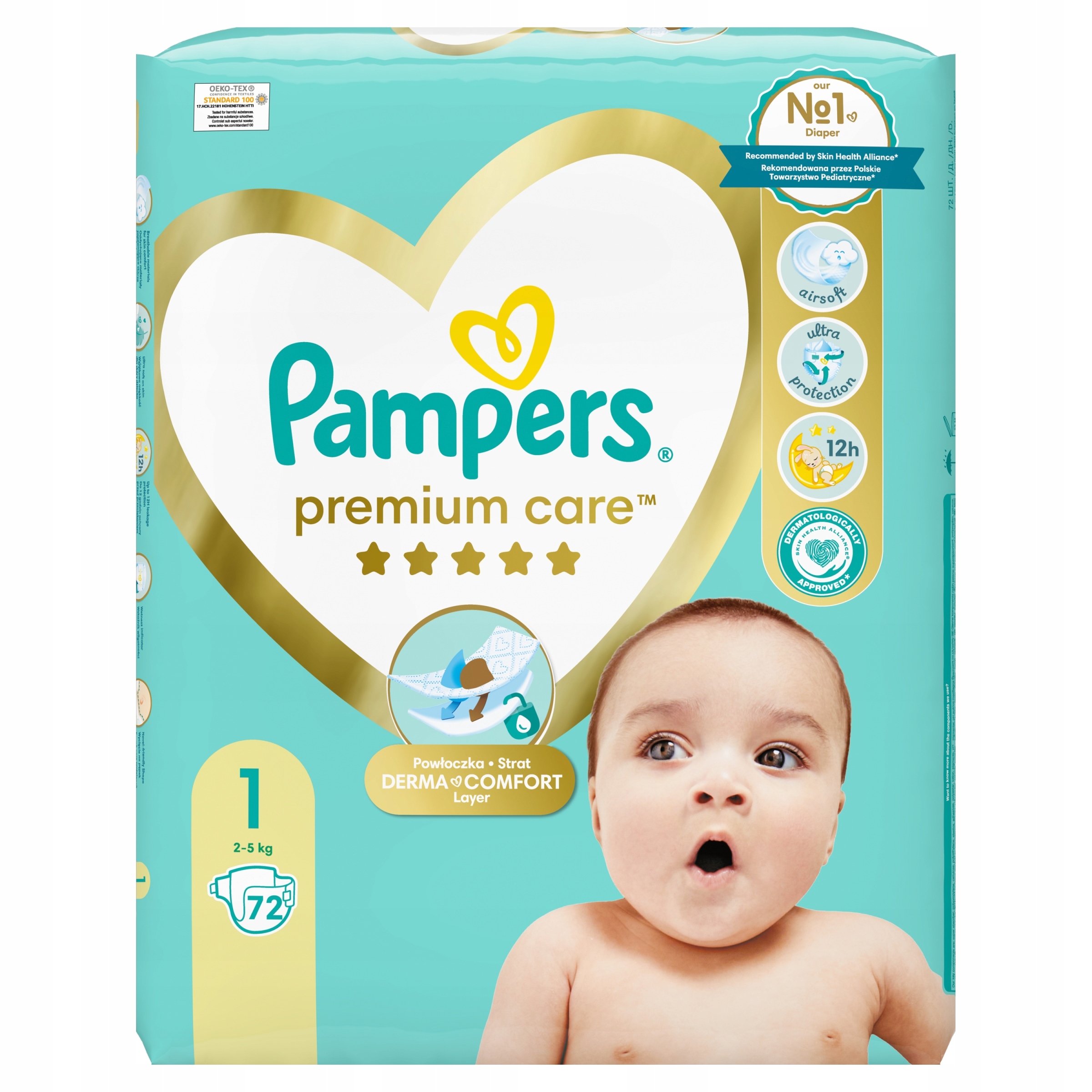 pampers pomarańczowe 2