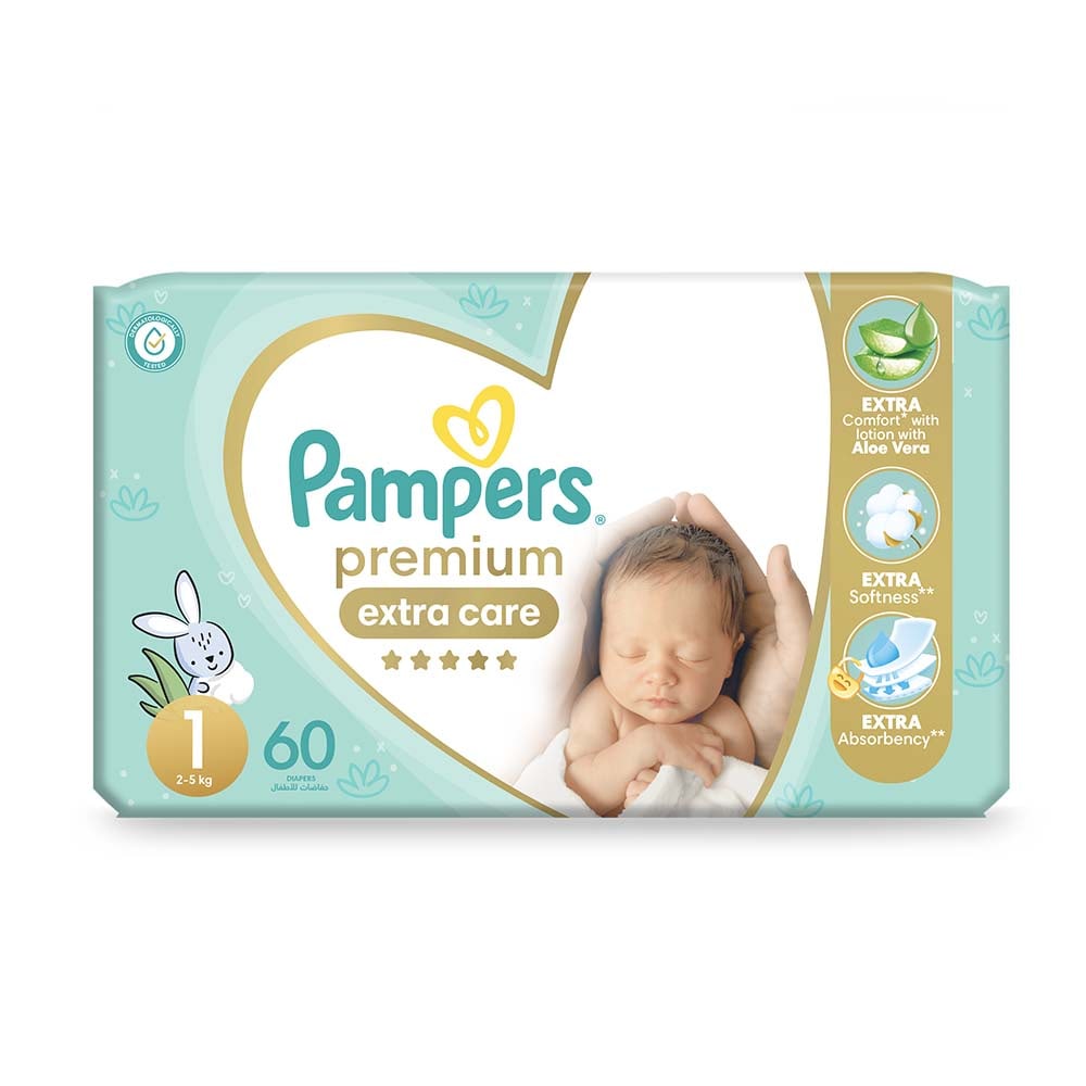 pampers premium care 1 newborn - 78 szt.