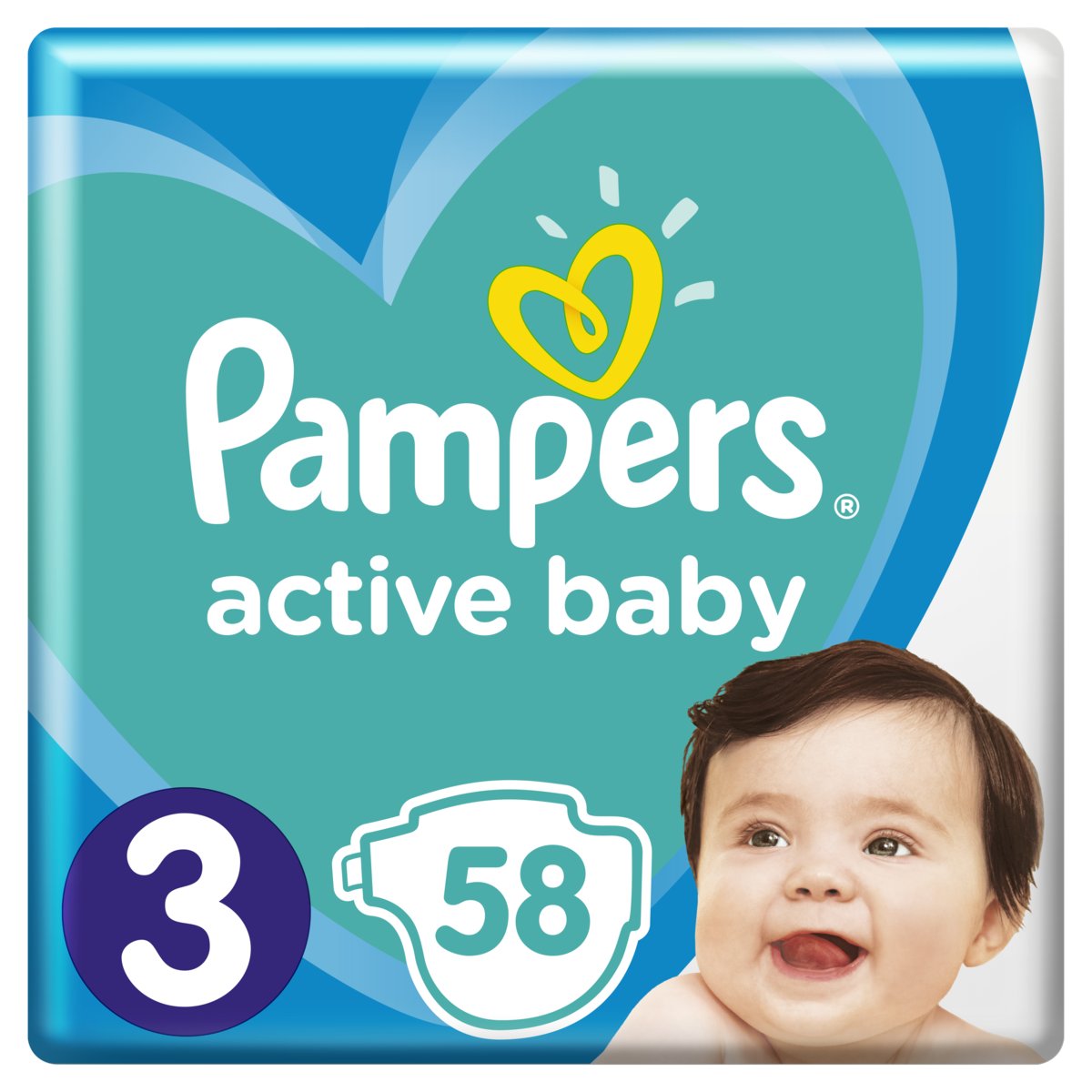 pampers active baby 2 144szt