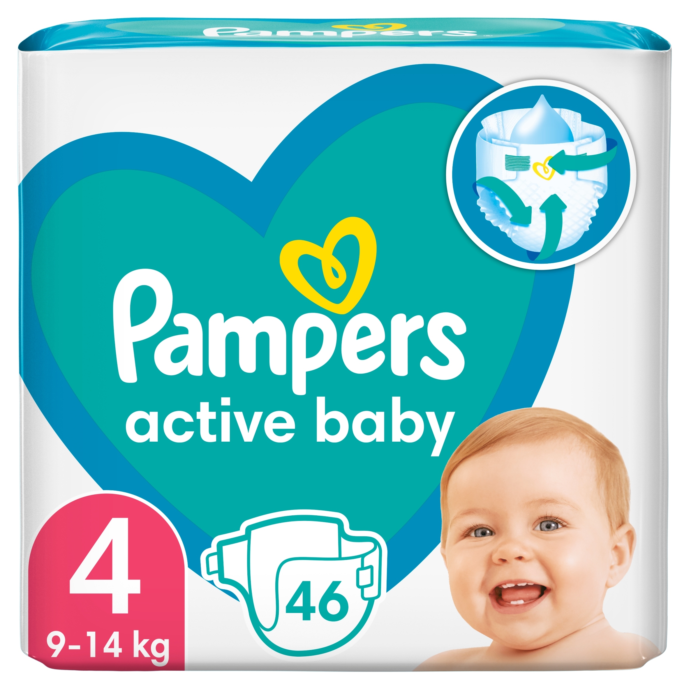 pampers pieluchy active baby 3 midi 5-9kg 103szt