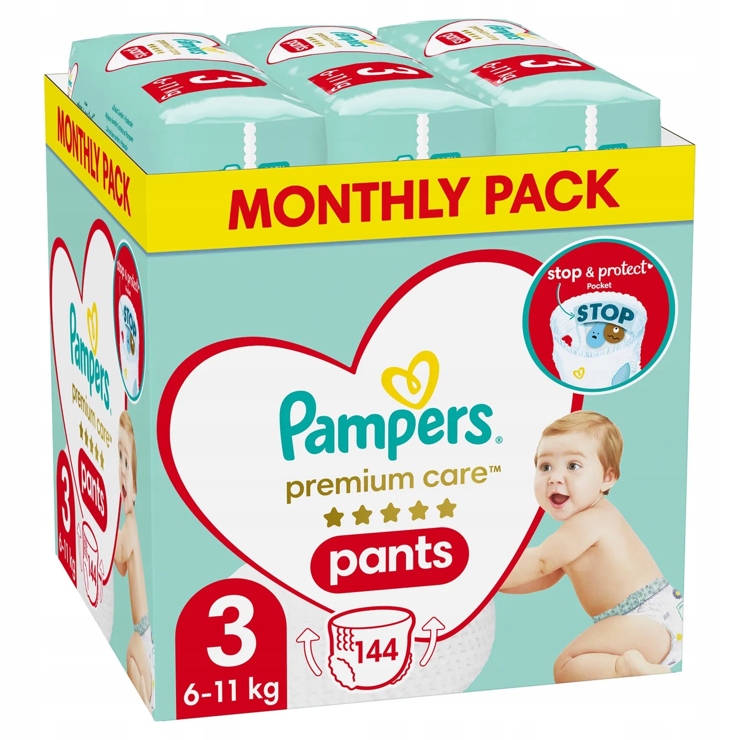 pieluchomajtki pampers pants 5