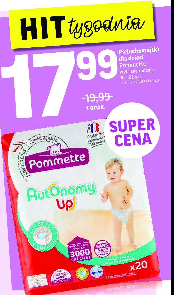 biedronka pampers super cena