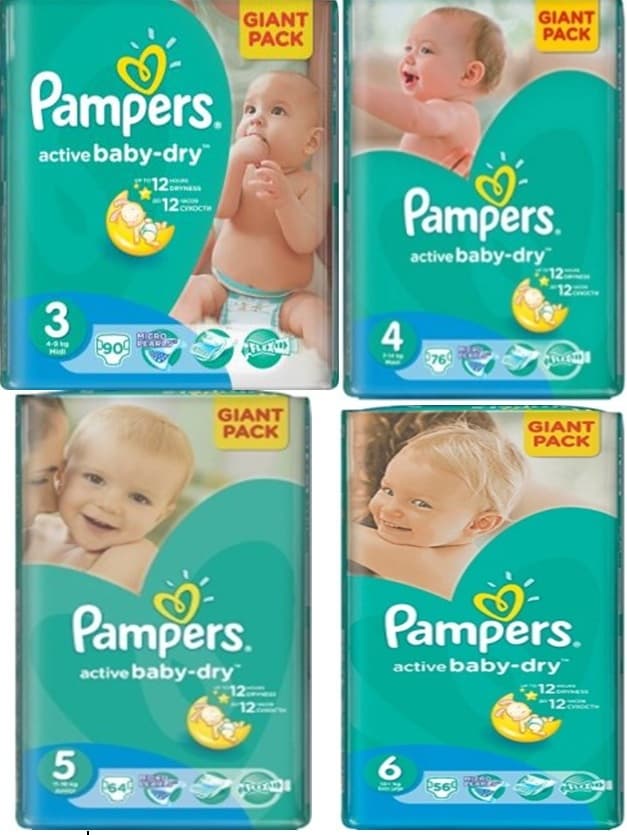 pampers new baby-dry pieluchy 2 mini 100szt