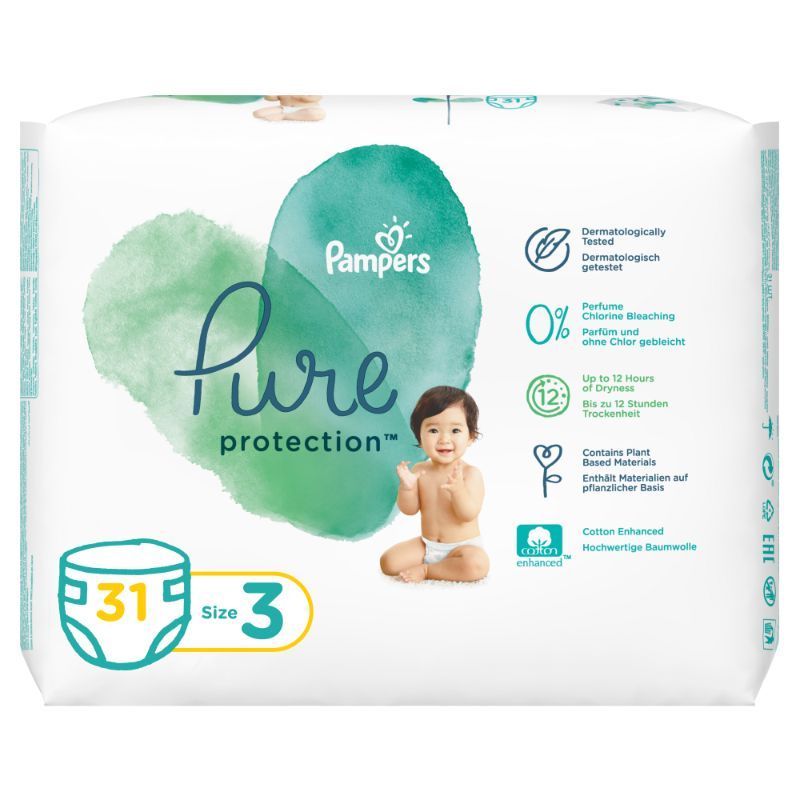 pampers sensitive 12x56