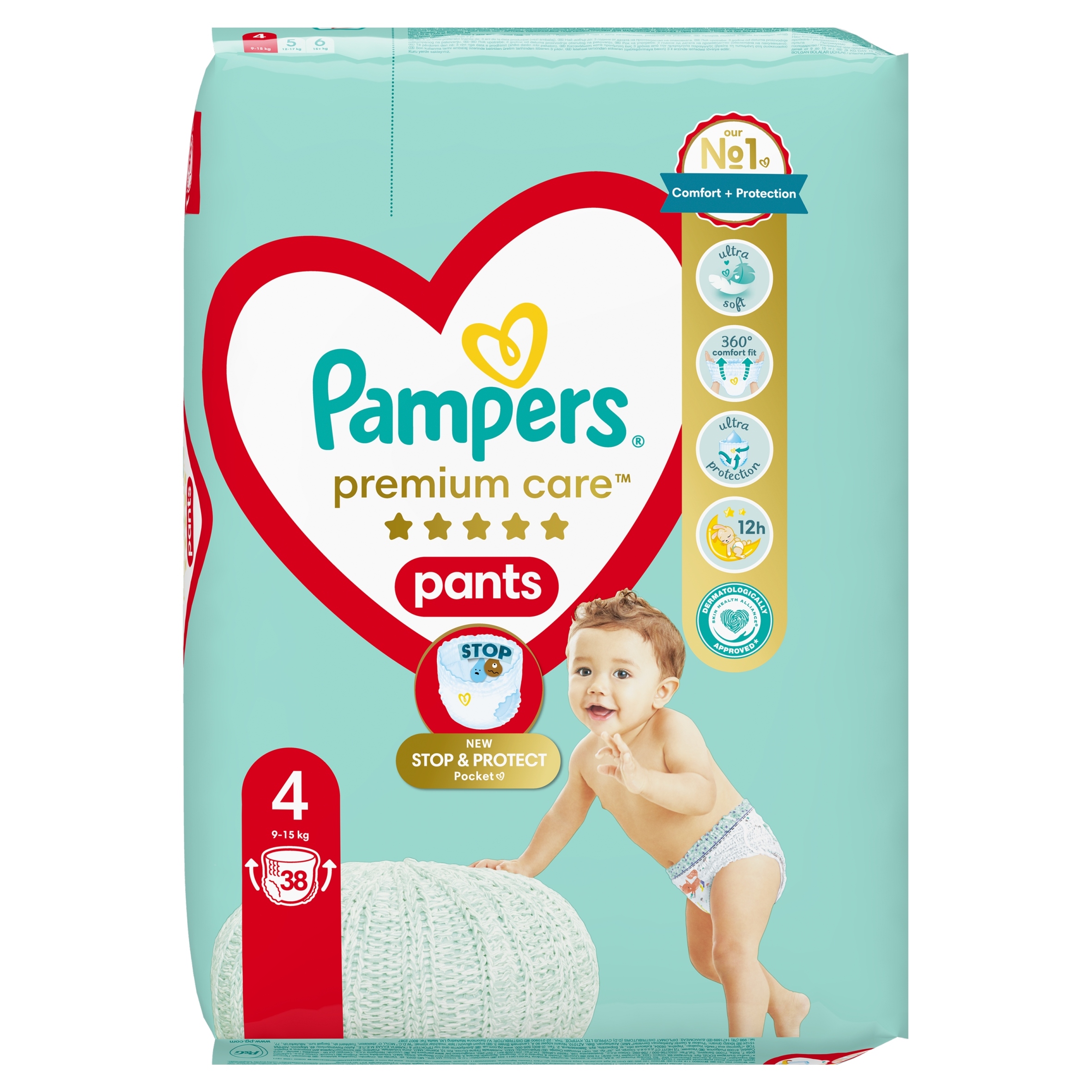 pieluchomajtki pampers pants 4 miesieczne opakowanie