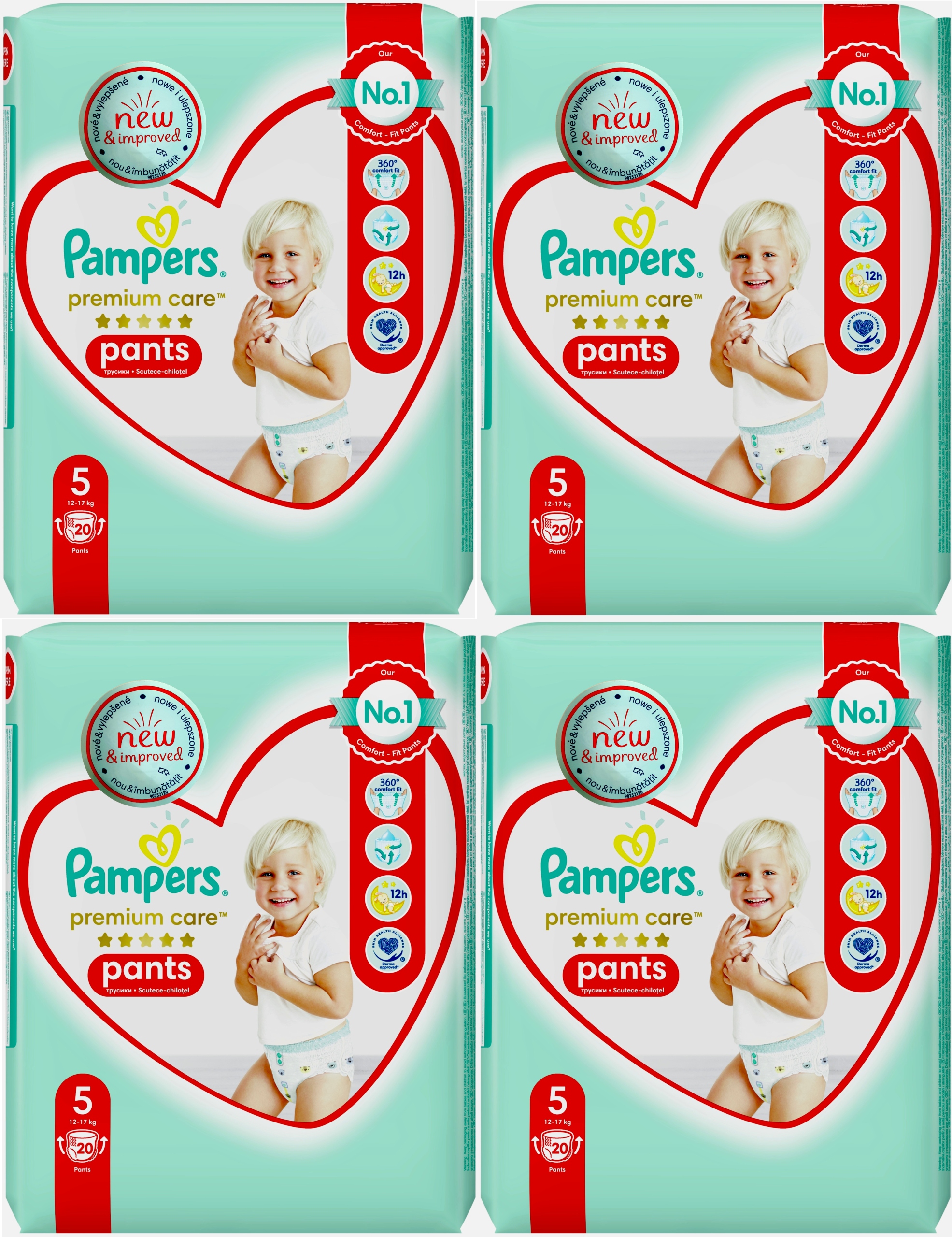 pieluchomajtki pampers mega box 4+