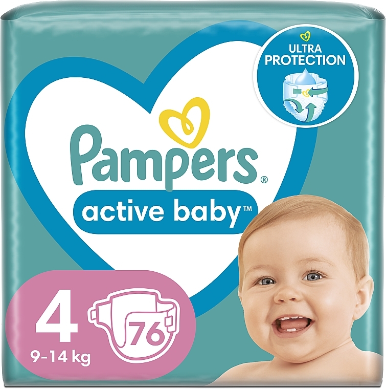 cena pampers active baby-dry 4