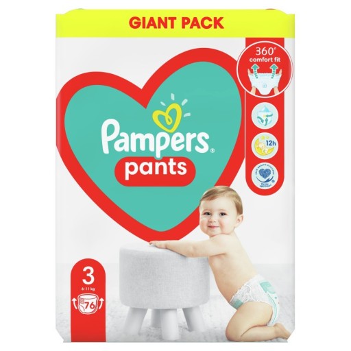 pieluchomajtki.pampers pants 3 jak.zalozyc