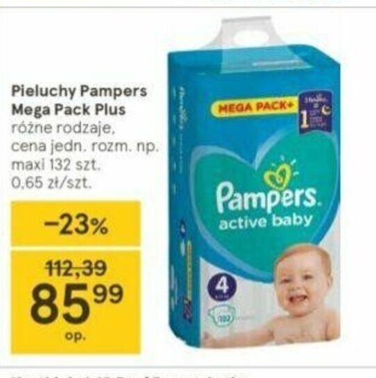 pieluchy pampers 3 cena pants