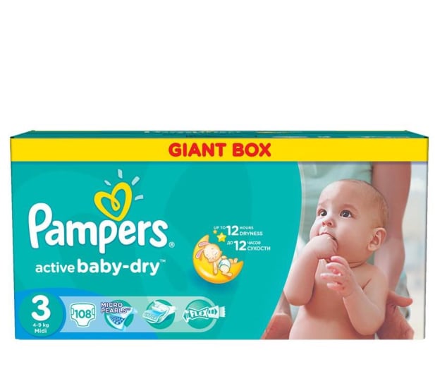 pampers active baby 6 cena