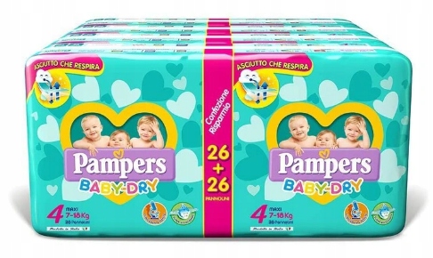 pampers 2 kolo fioletowy