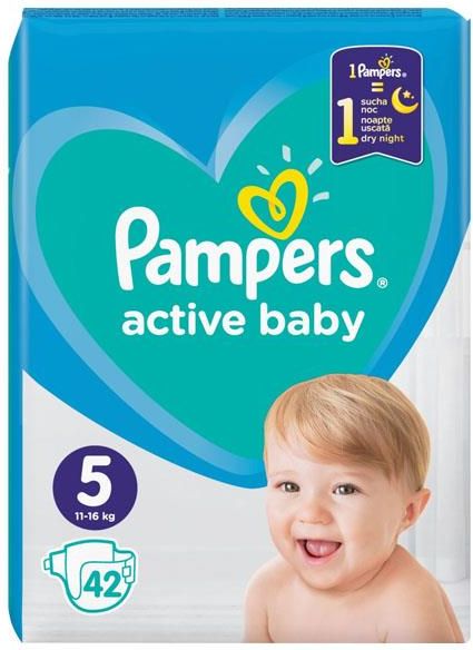 pampers active baby dry 4+ 45 szt