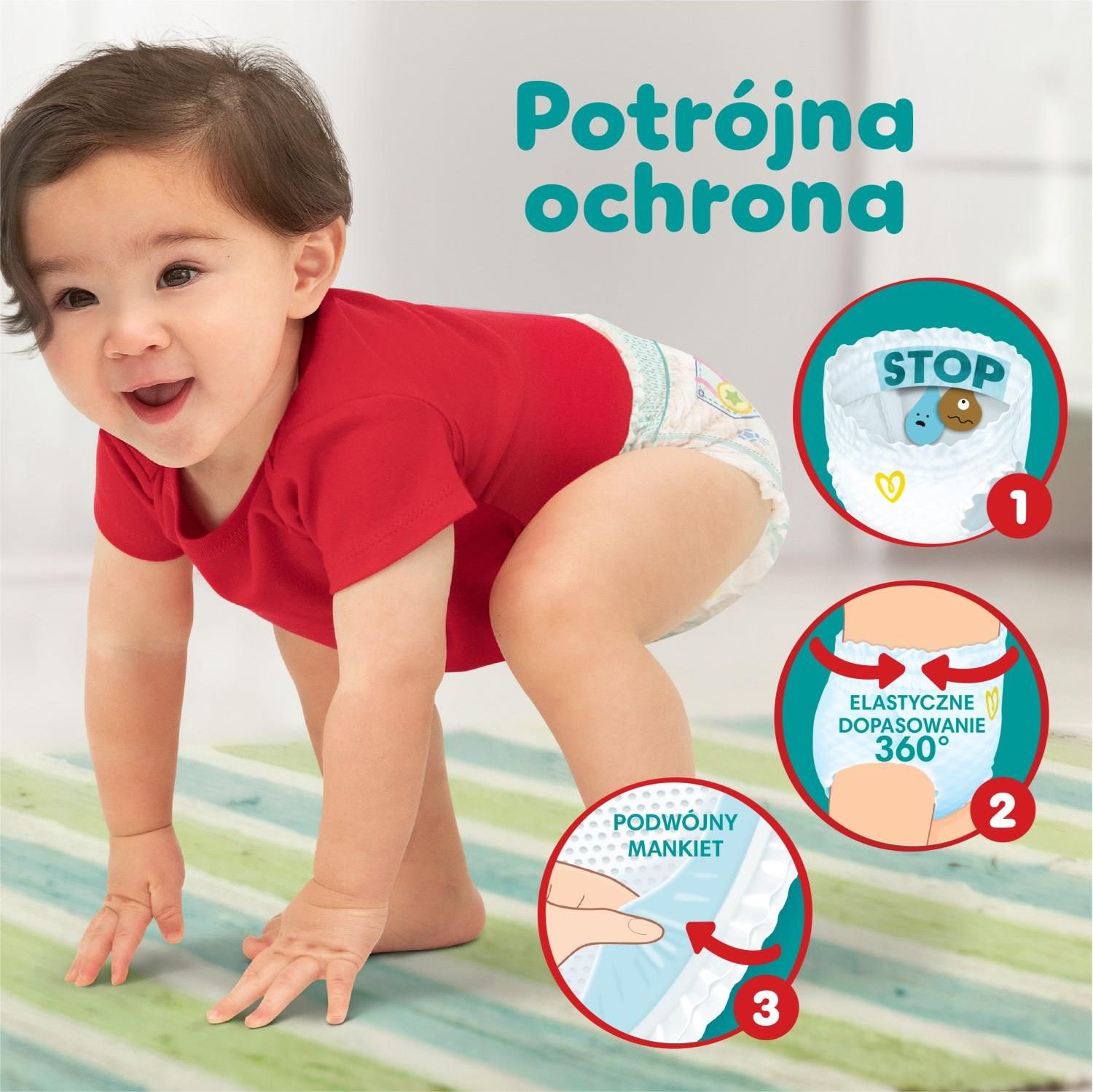 pampers 90 szt