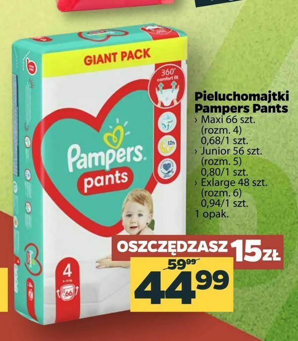 pampers 3 od jakiej wagi