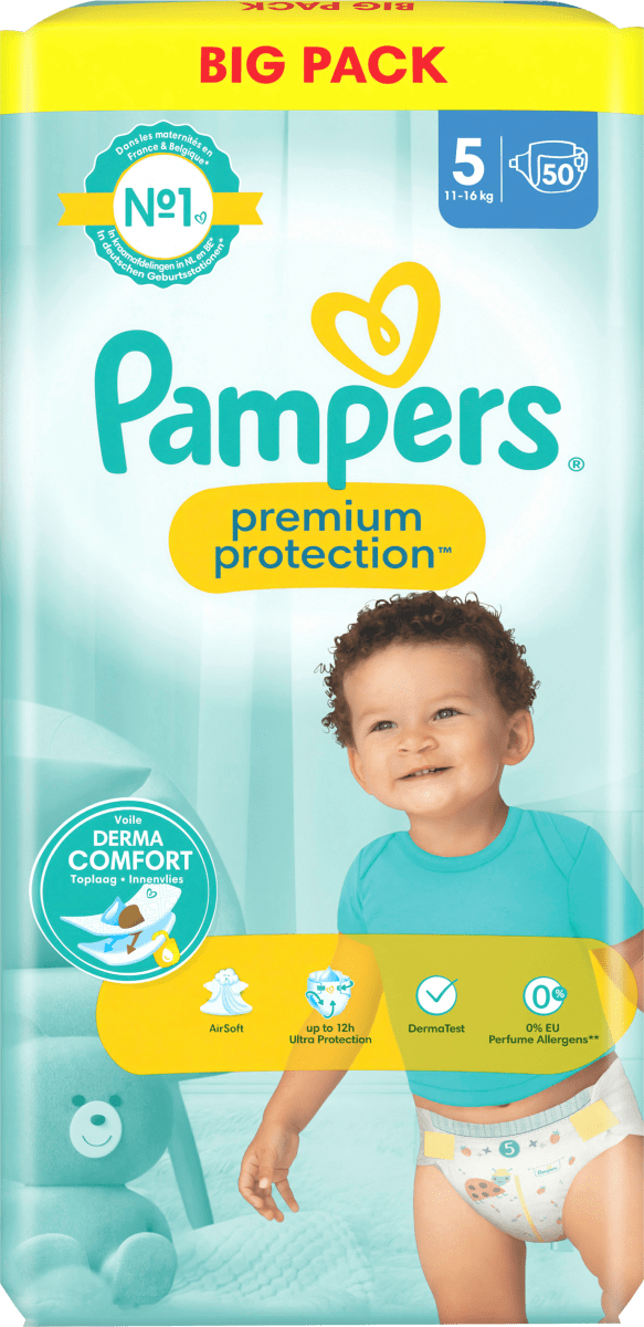 carrefour pampers baby dry taille 5