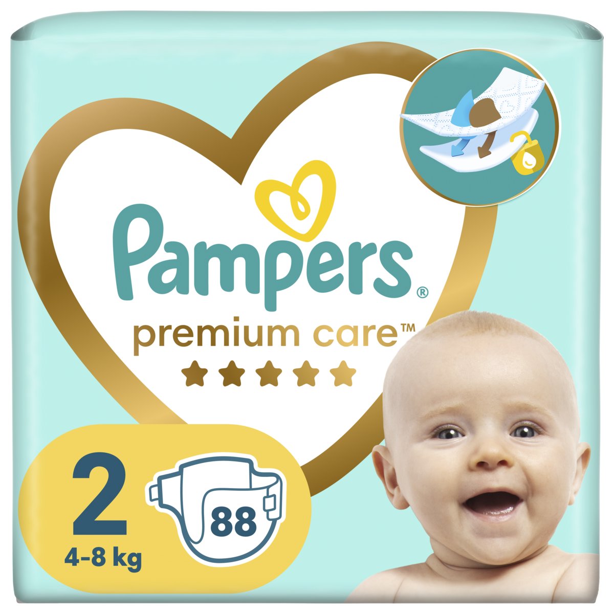 pampers 60 szt