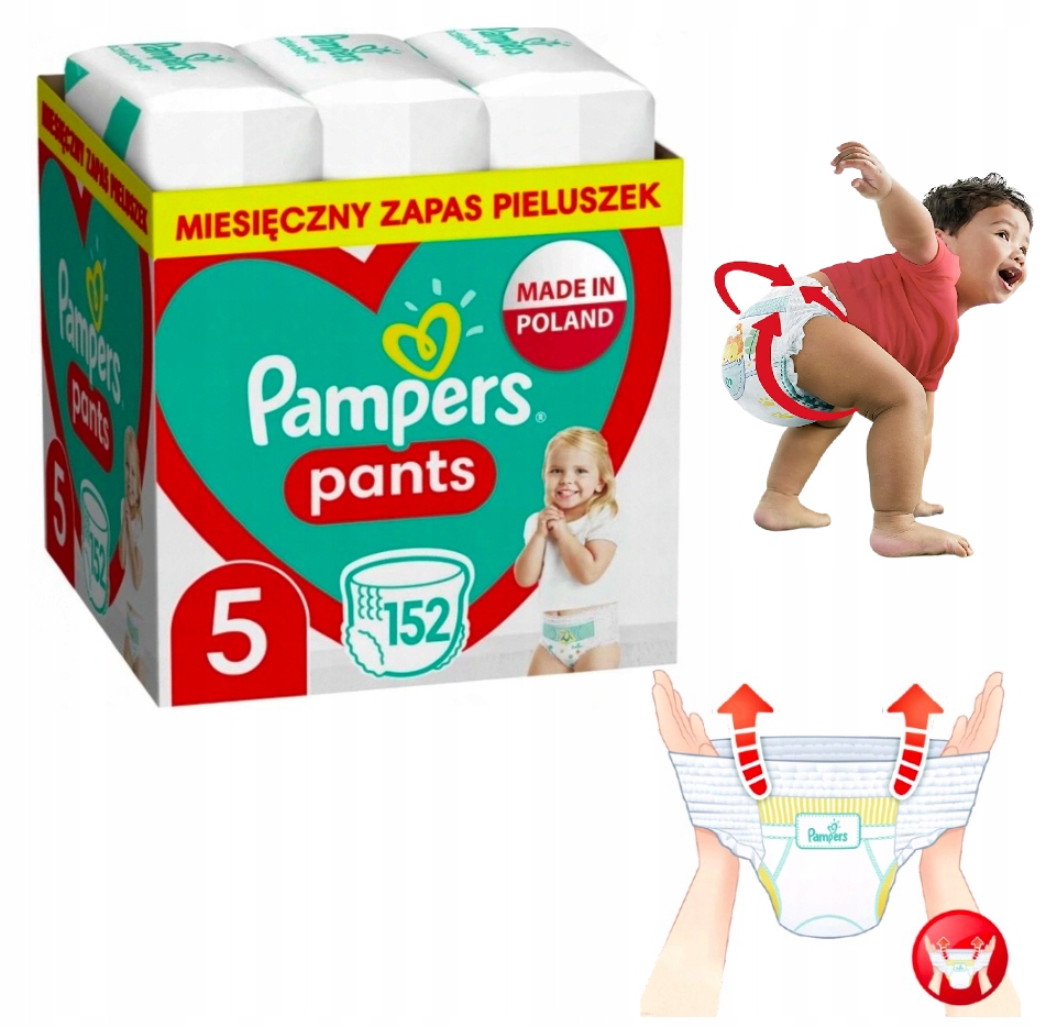 zabraniecka pieluchy pampers