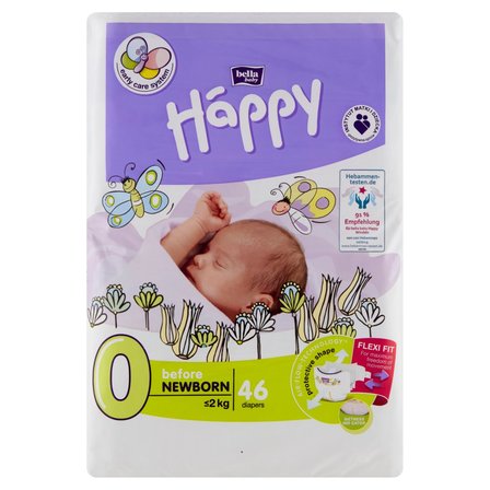 prawidłowo założony pampers