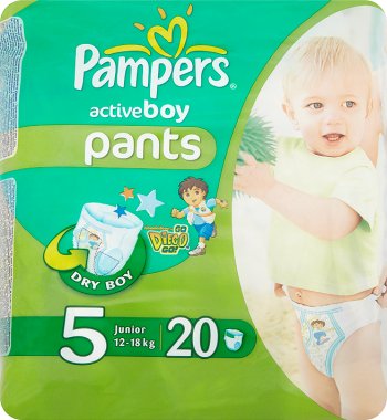 pampers active baby dry 5