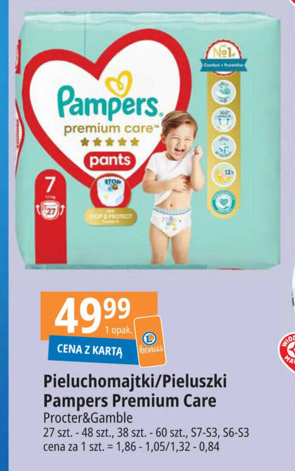 rozmiary pieluch pampers