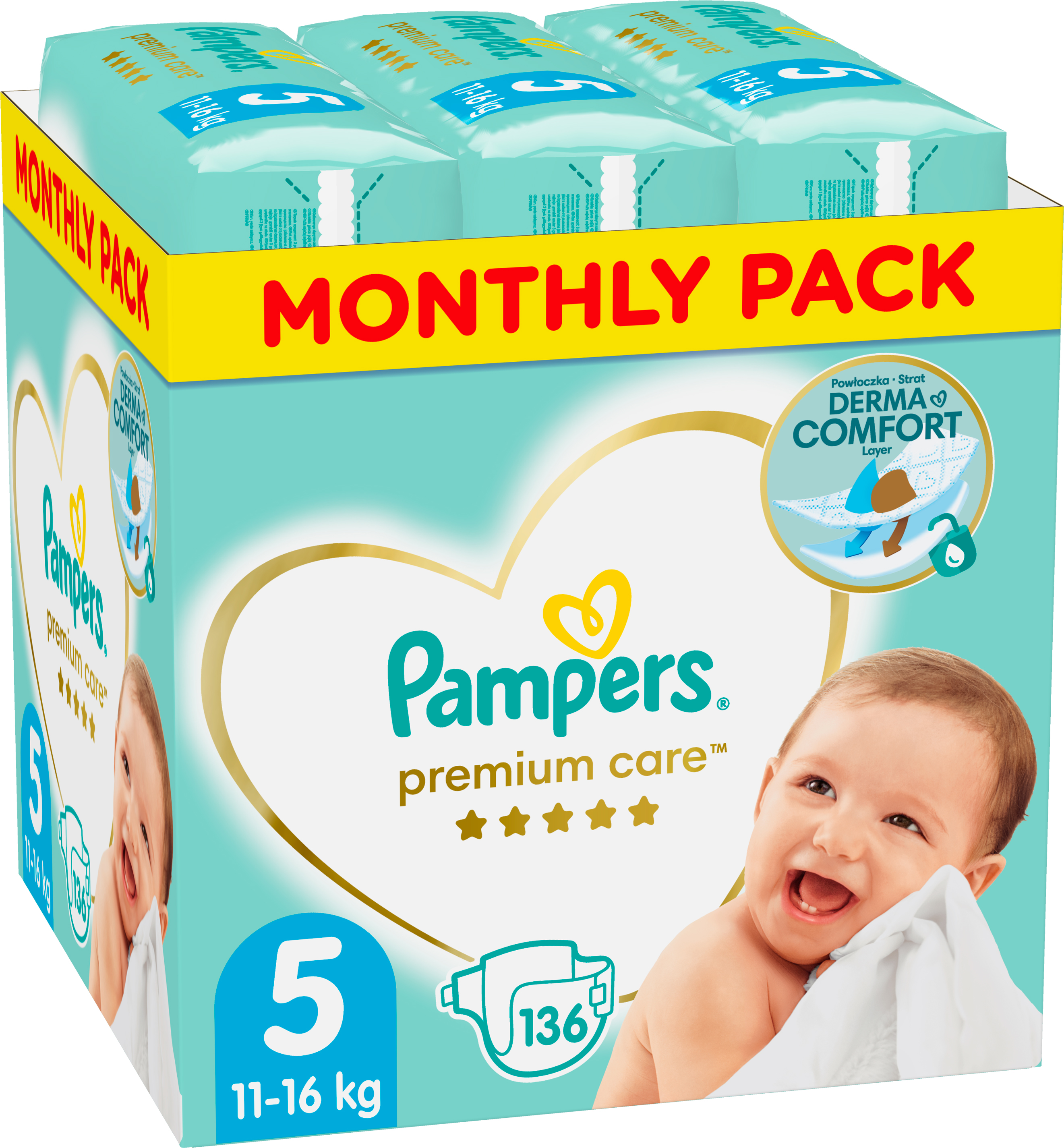 pampers premium care logo