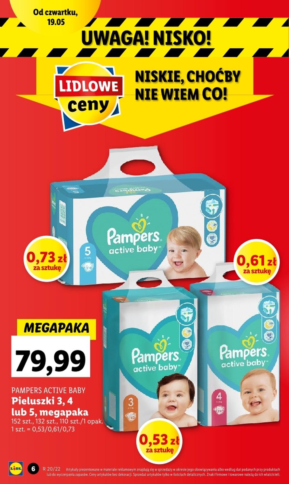 pampers po porodzie kafeteria