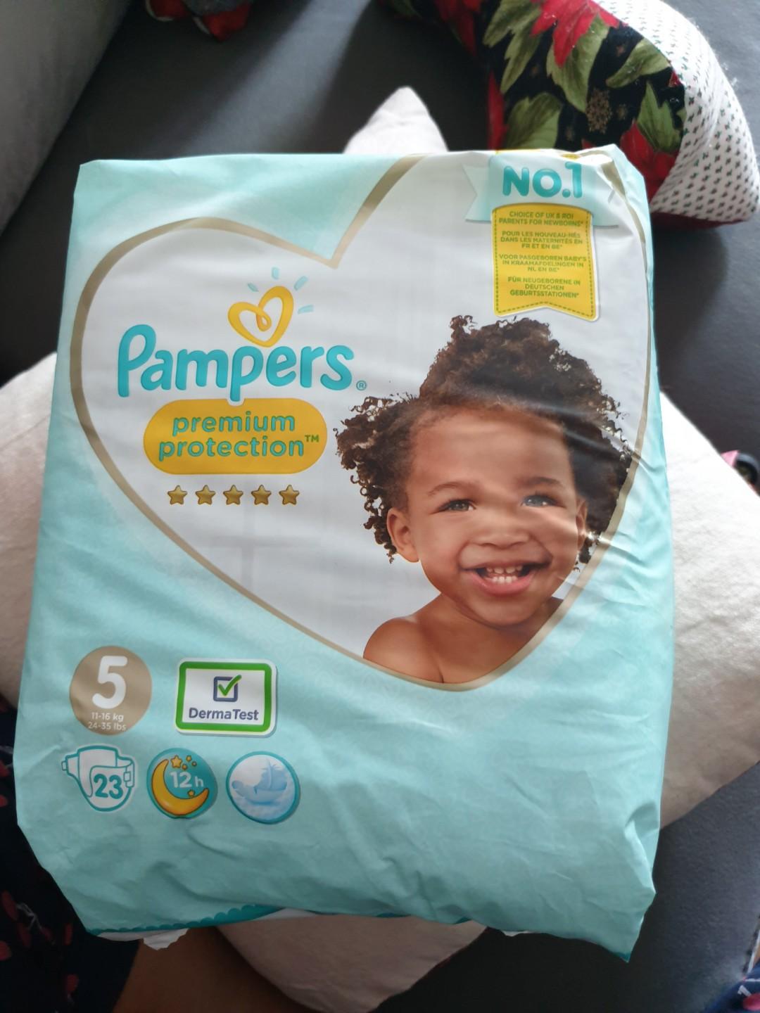 five years old in pampers