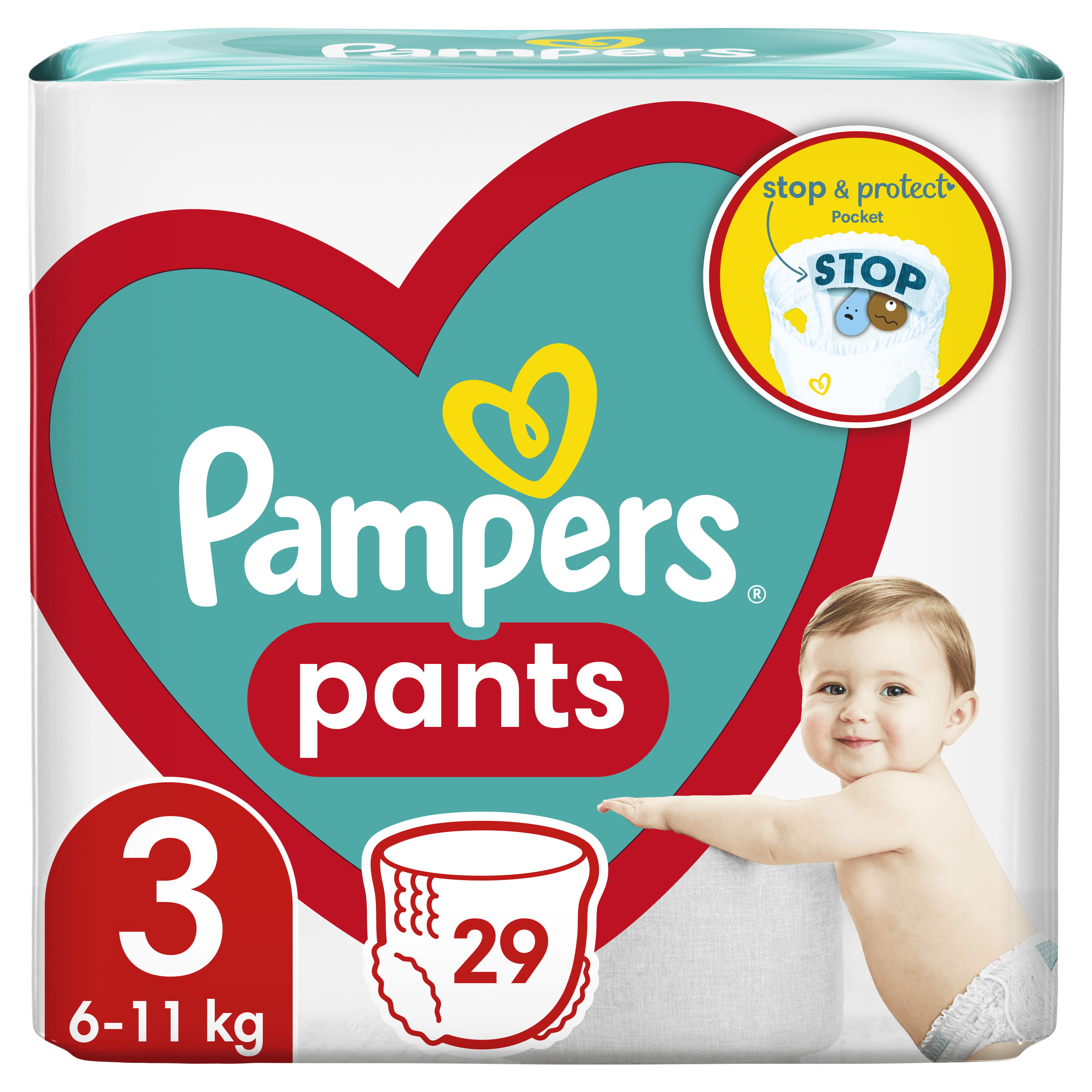 pampers pants pieluchomajtki rozmiar 5 12-17 kg junior 22 szt.społem