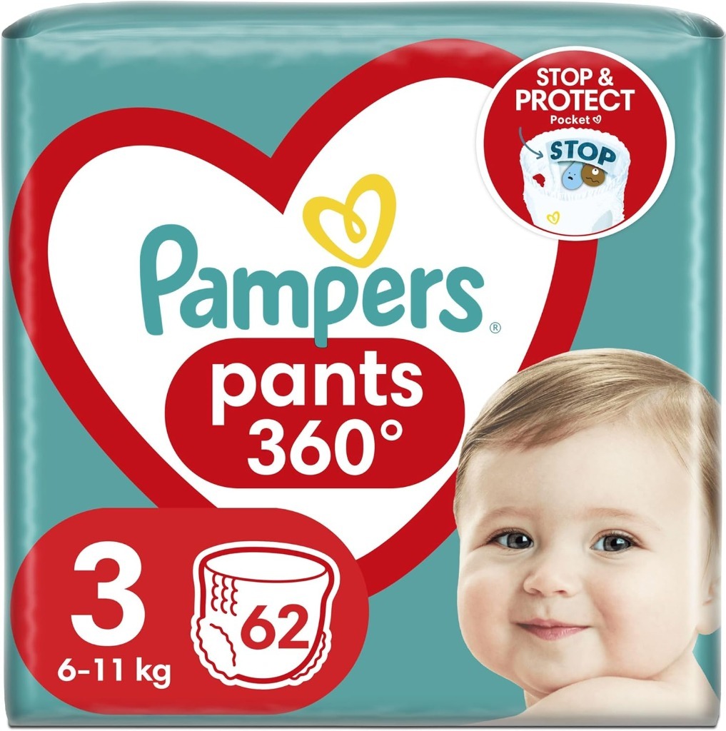 pudelko pampers pampersy