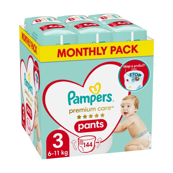 chusteczki pampers z plastikowym zamknięciem