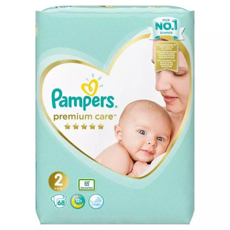 pampers premium 1 z paskiwm