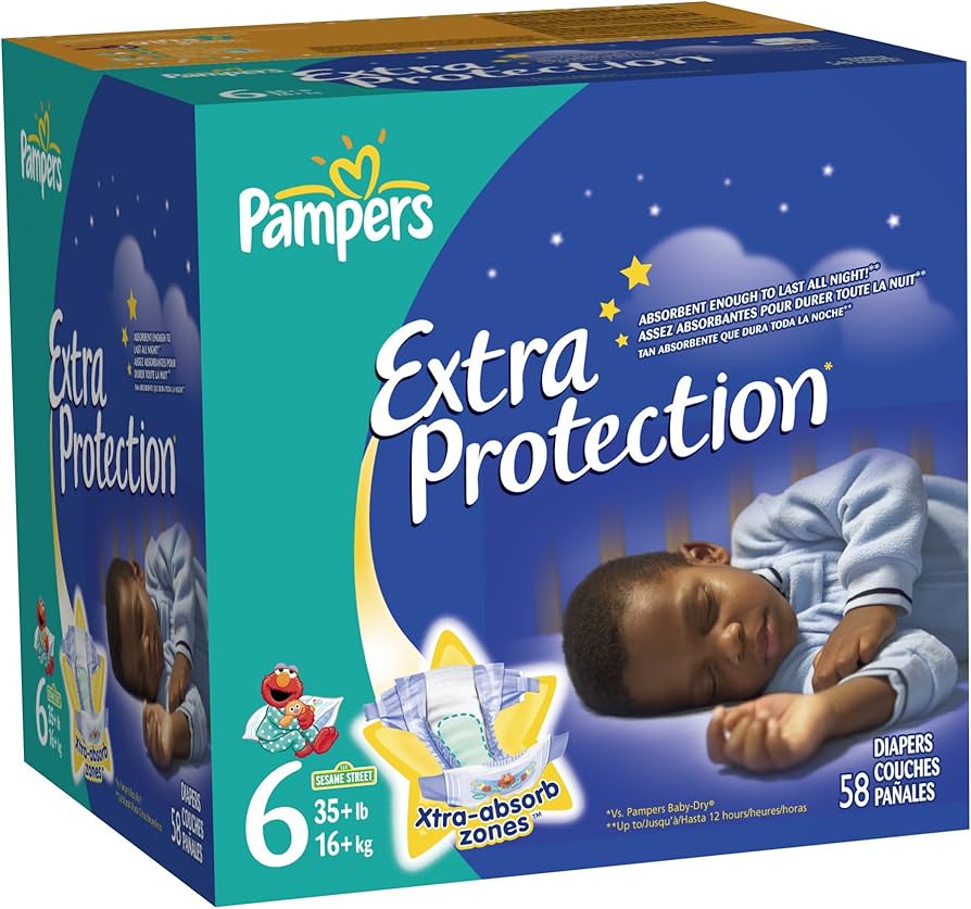 czteropak chusteczek pampers