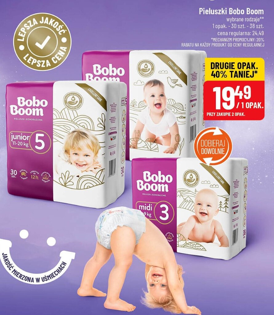 biedronka pampers giga pack