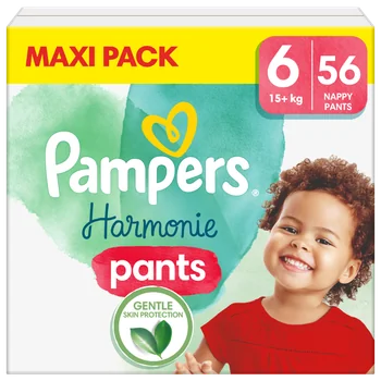 baby wearing pampers