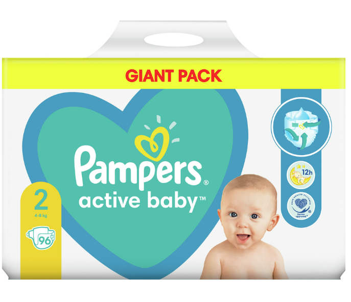 pampers упаковка количество