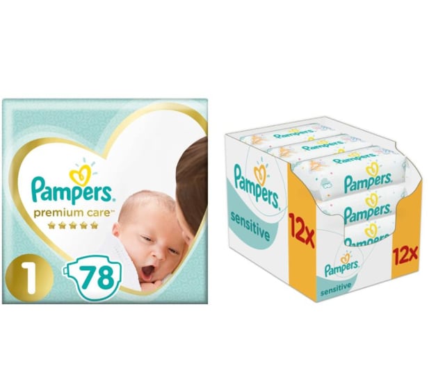 pampers sensitive chusteczki 6 ceneo