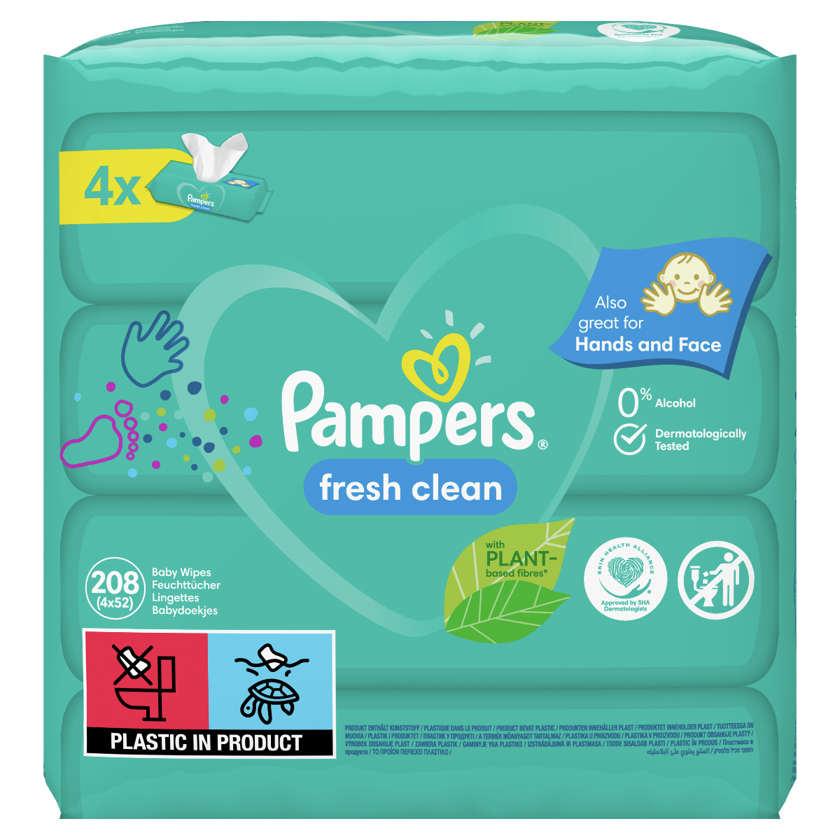 pampers pant zmienia kolor tasma z przodu