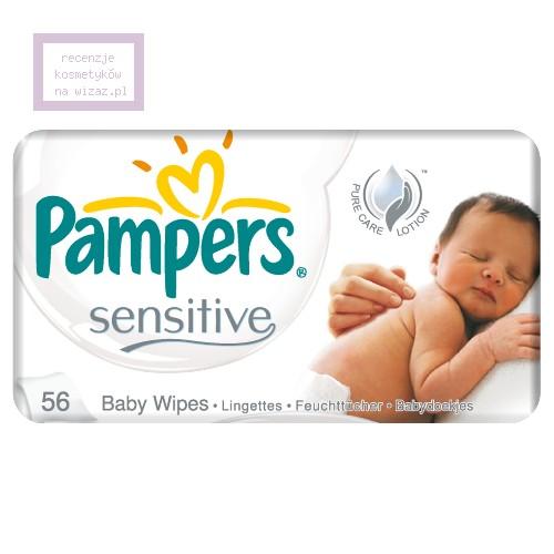 pampers sensitive chusteczki test