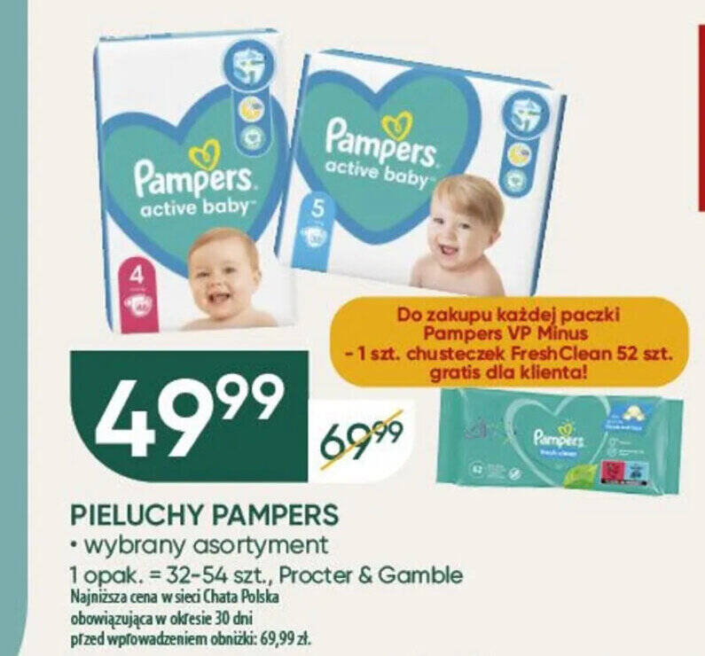 allegro chusteczki pure water pampers