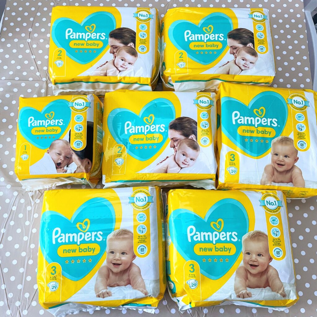 jakie produkty były pierwsze np pampers