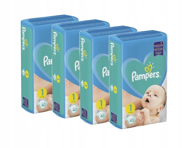 pampers x2 4 pomarańczowe 39.99