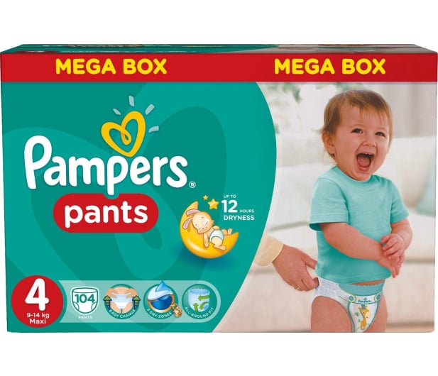 pampers diaper pants extra large 12 kg plus 48 pieces