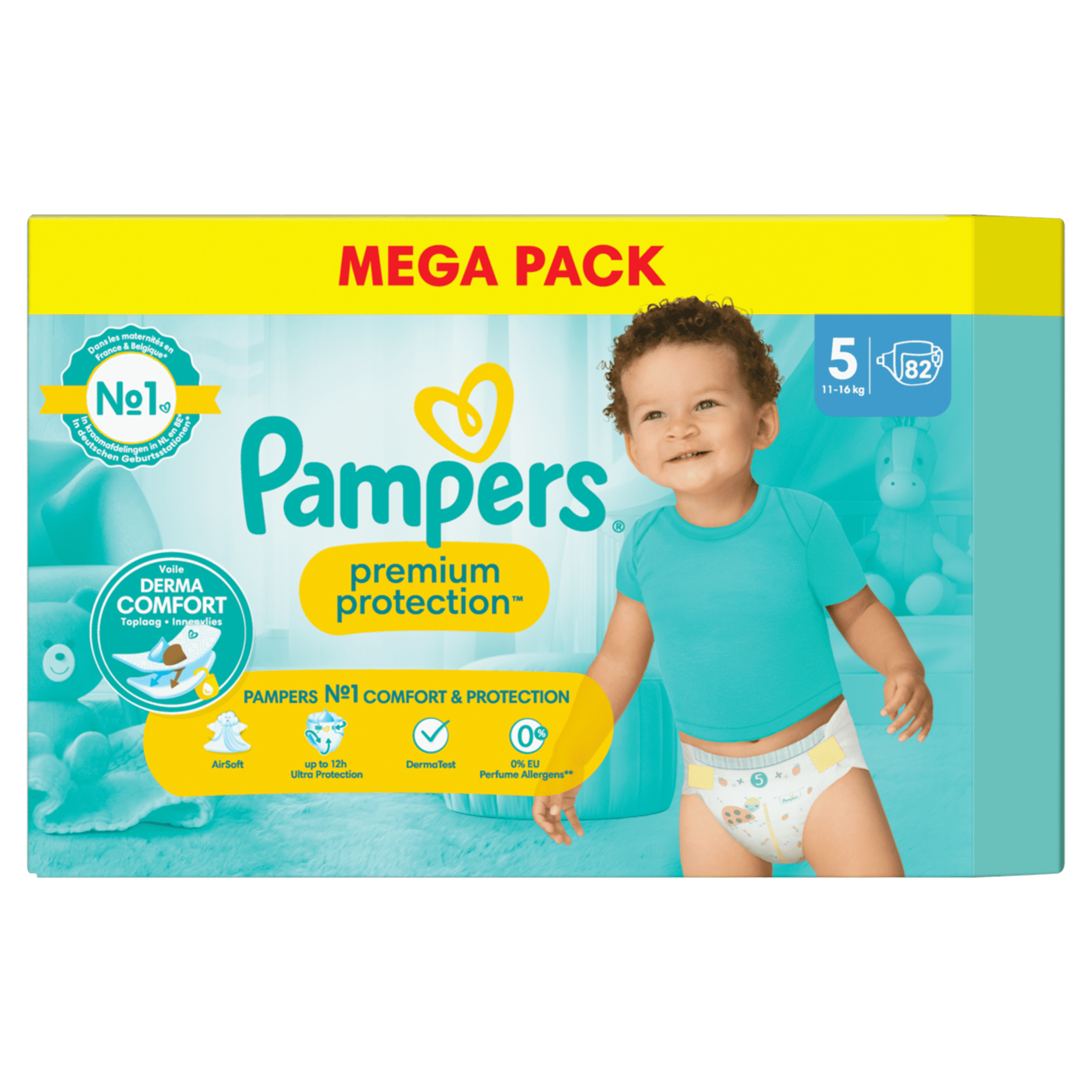 pampers premium care logo