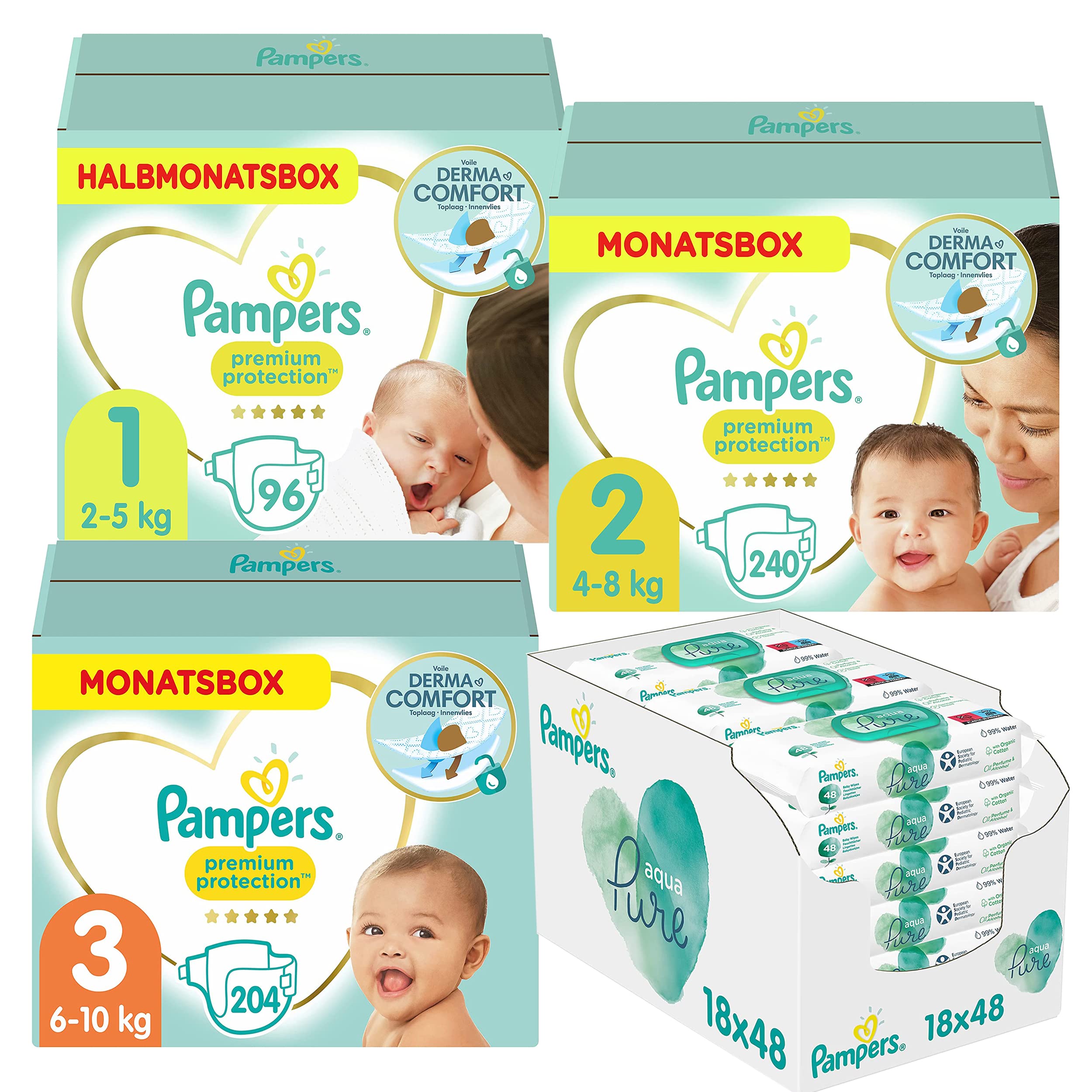 pampers natural clean