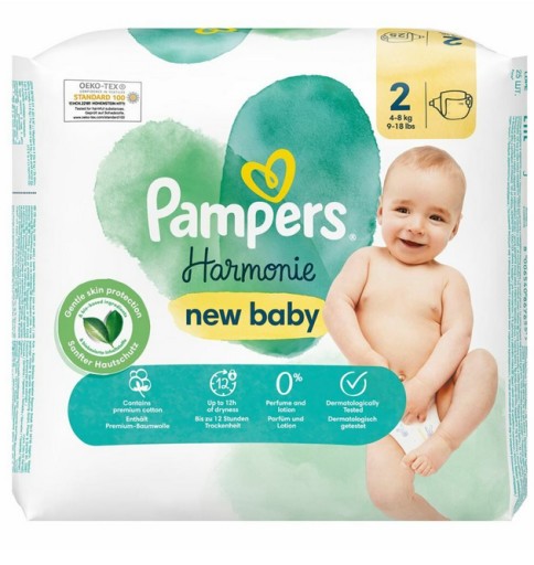 pampers new baby-dry pieluszki newborn wycięcie na pępek