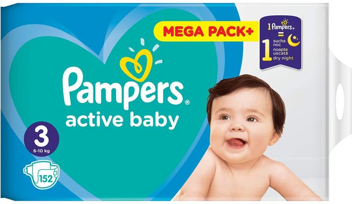 pampers rozmiar 3 ile kg