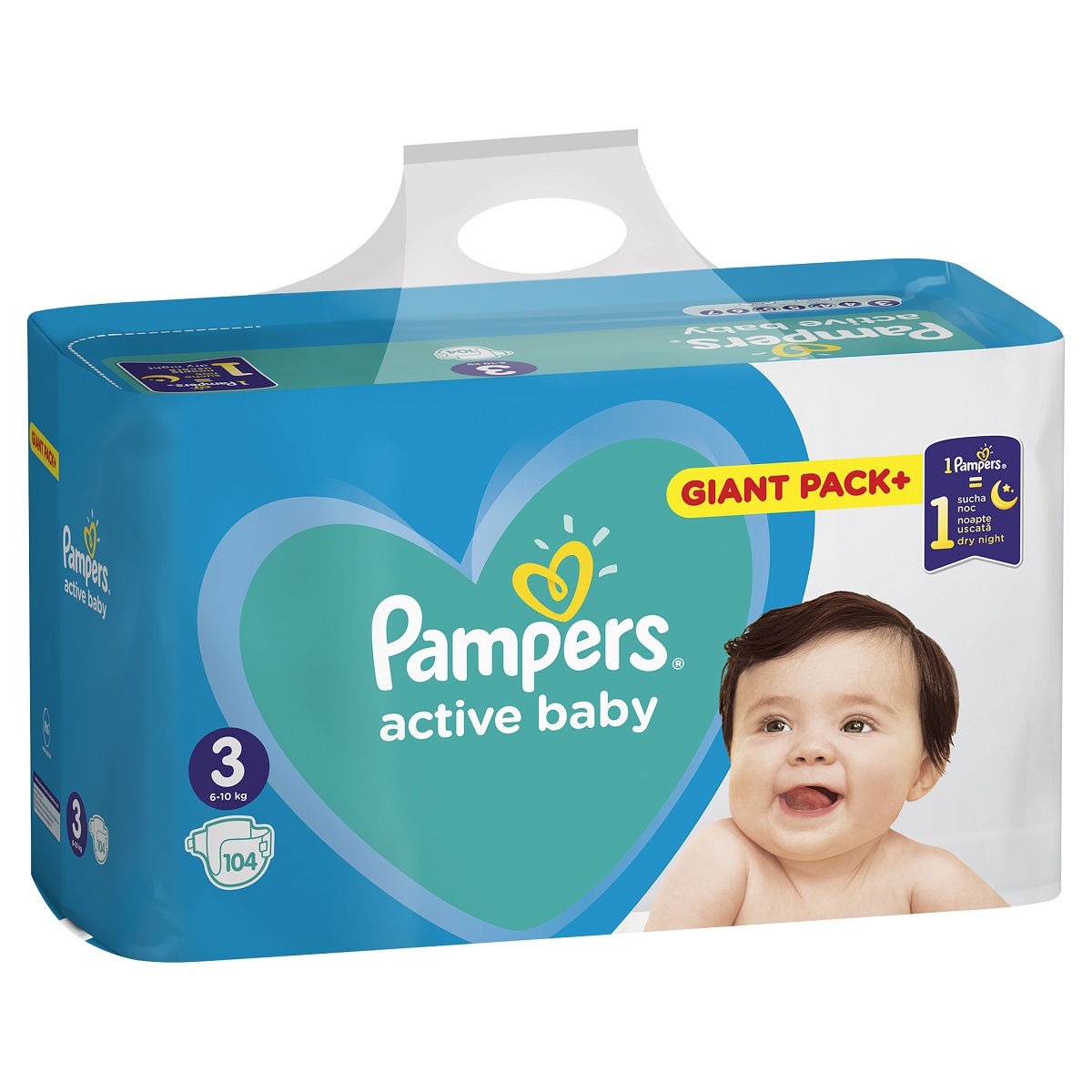 pampers active baby sucha noc