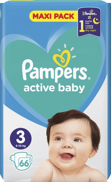 pampers pieluchy active baby 4 maxi 7-14kg 90szt