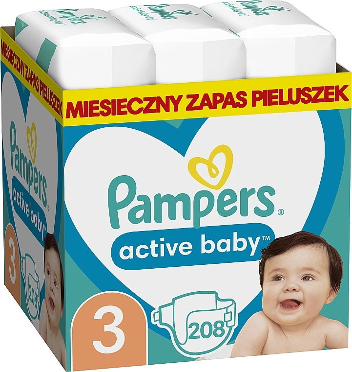 pampers active baby mth 3 midi